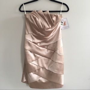 Champagne Satin Dress